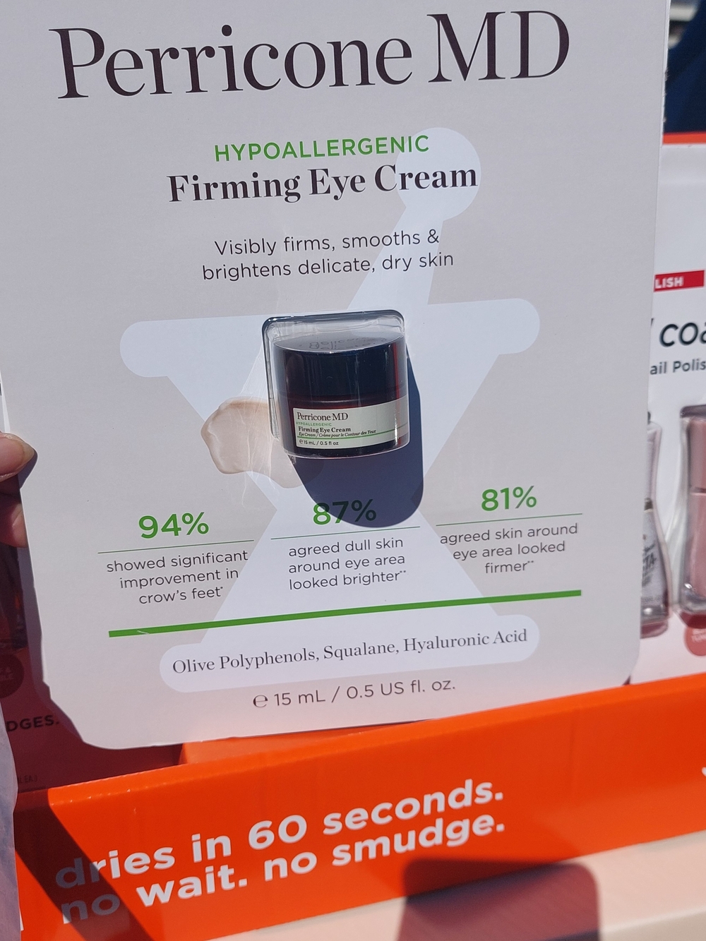 Perricone MD Hypoallergenic Firming Eye Cream - White, Green, Orange